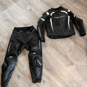 AGVSPORT two piece track/street suit (size L)